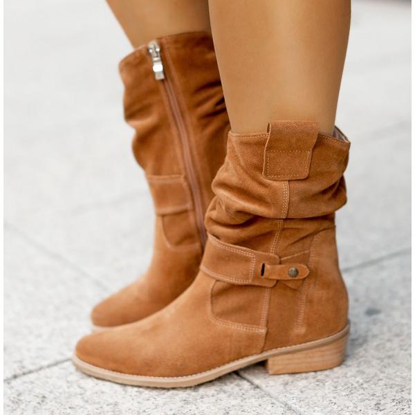 Jenna | Leather-Style Boots