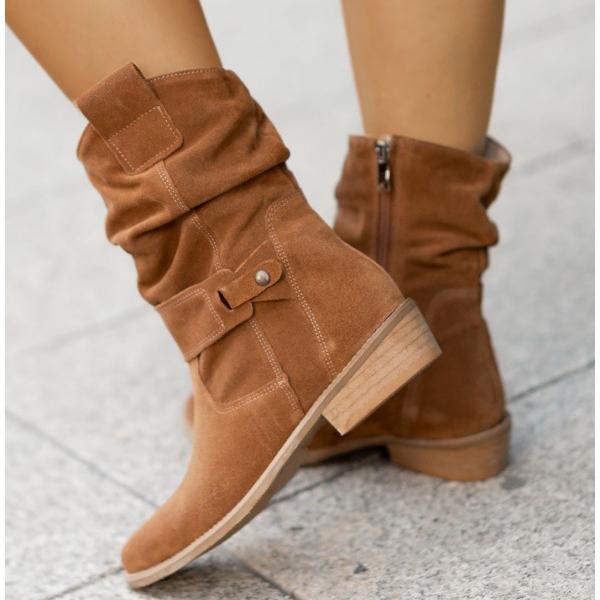 Jenna | Leather-Style Boots
