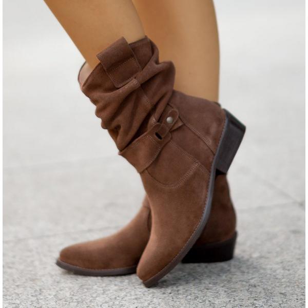 Jenna | Leather-Style Boots