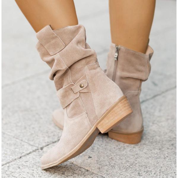 Jenna | Leather-Style Boots