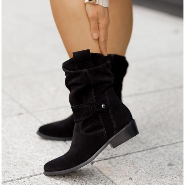 Jenna | Leather-Style Boots