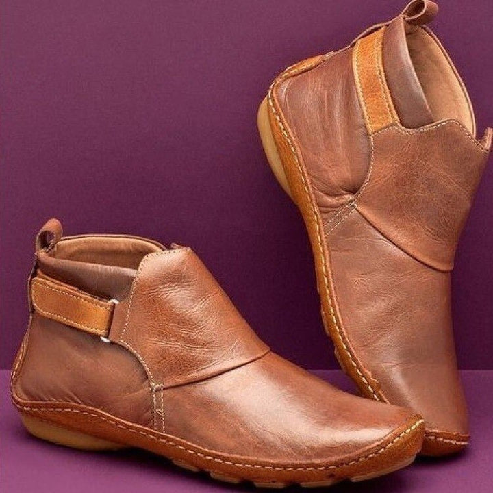 Tabatha – Orthopedic Ankle Boots with Adjustable Strap