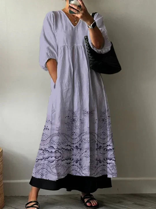Flora | Elegant Printed Dress