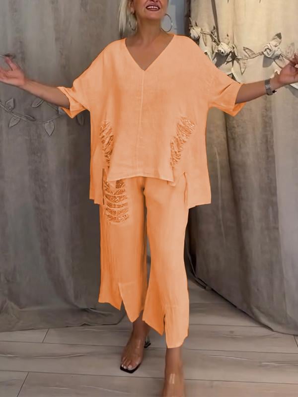 Selena | Elegant Two-Piece Summer Set for the Sunny Days