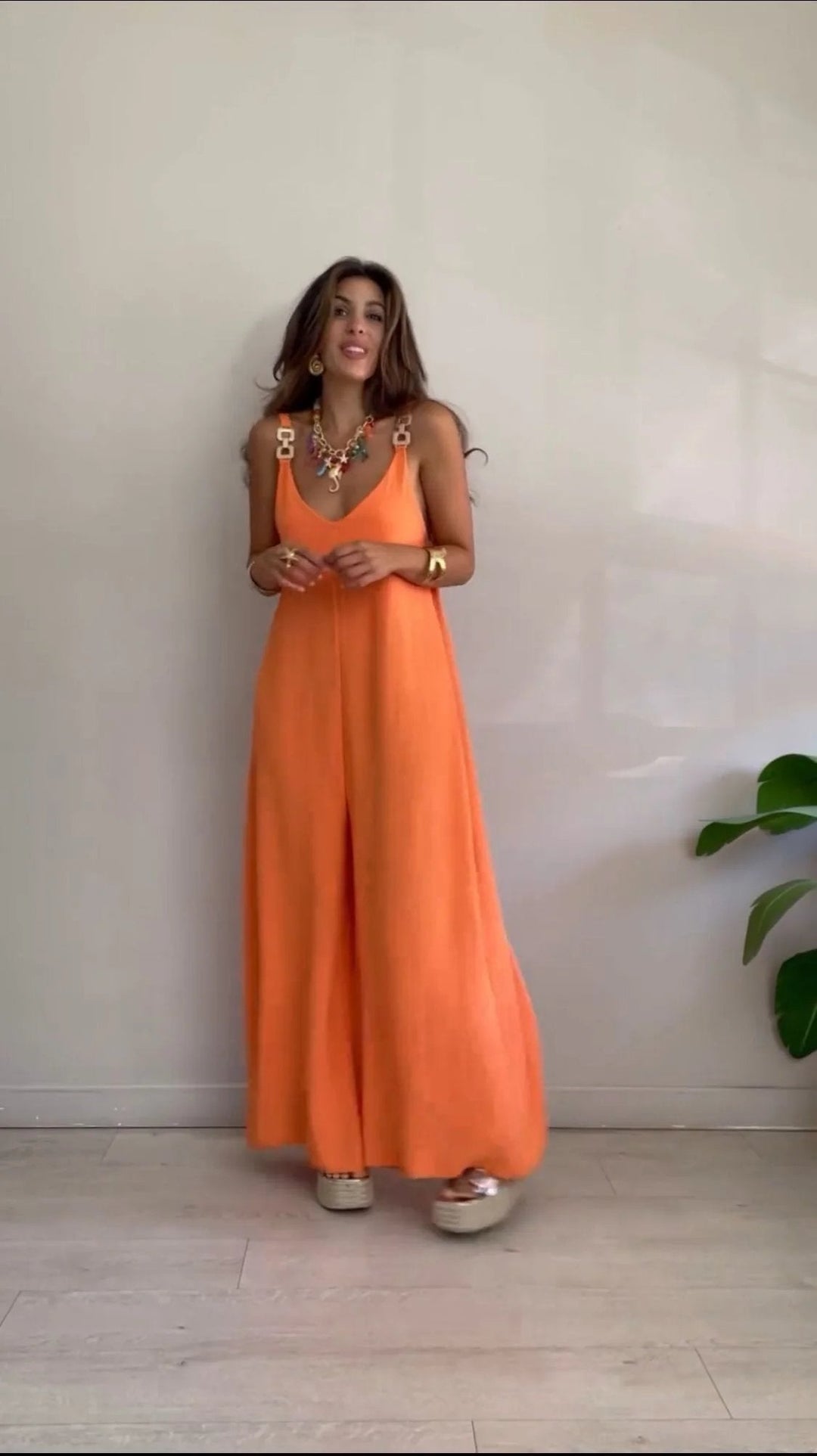 Willa – Relaxed Wide-Leg Sleeveless Jumpsuit