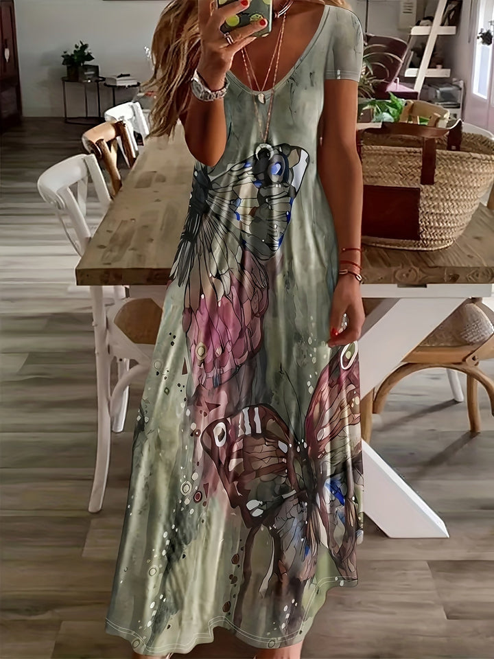 Elina | Artistic Tummy-Flattering Dress