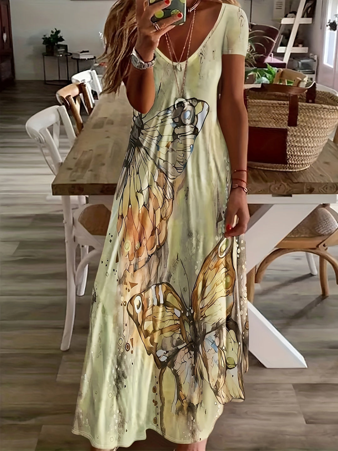 Elina | Artistic Tummy-Flattering Dress