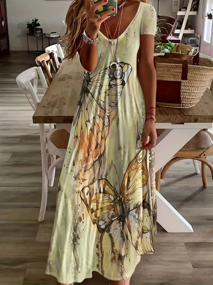 Elina | Artistic Tummy-Flattering Dress