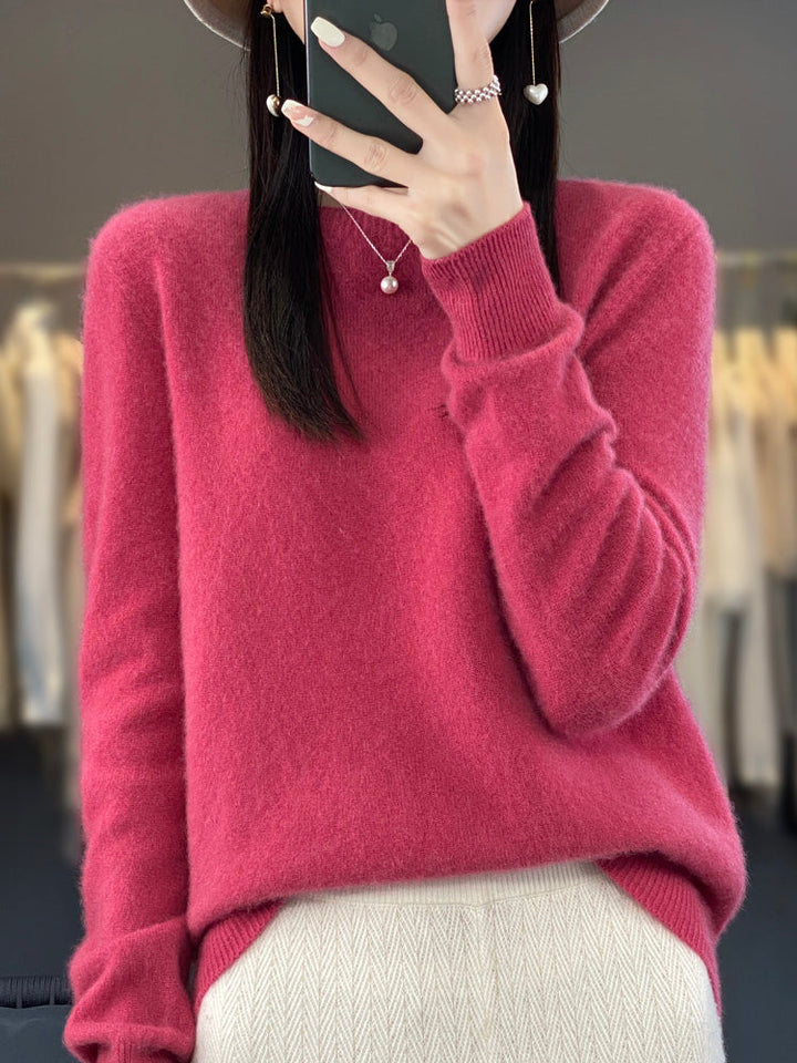 Leanne – Soft Knit Relaxed Crew Neck Sweater