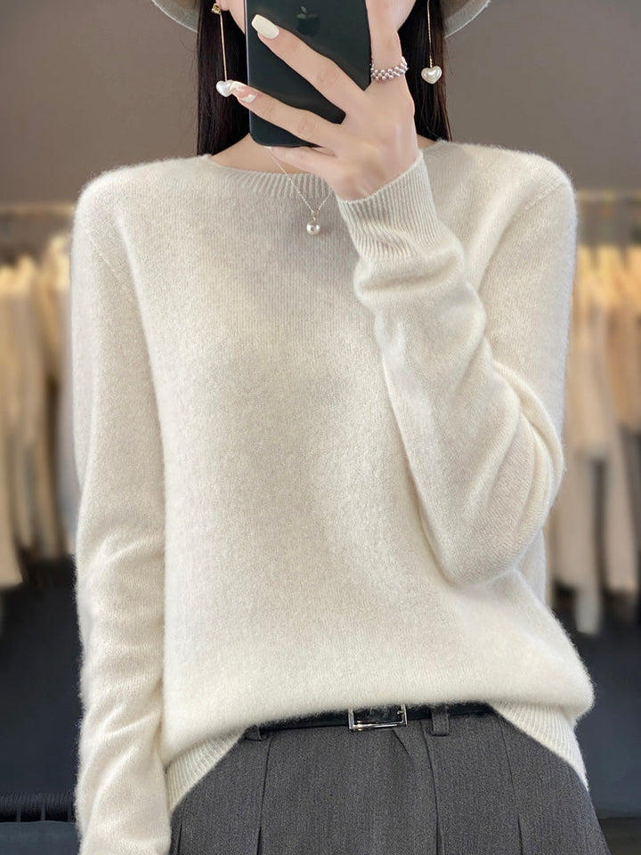 Leanne – Soft Knit Relaxed Crew Neck Sweater