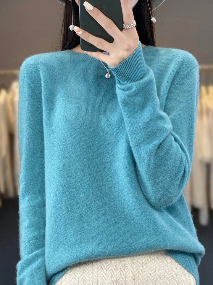 Leanne – Soft Knit Relaxed Crew Neck Sweater
