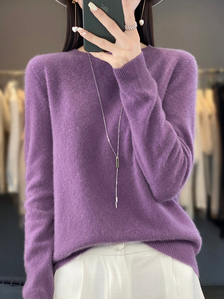 Leanne – Soft Knit Relaxed Crew Neck Sweater