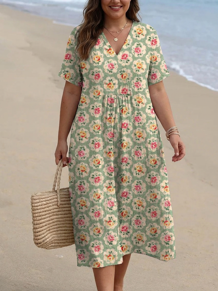 Jenna | Vintage Bloom Dress