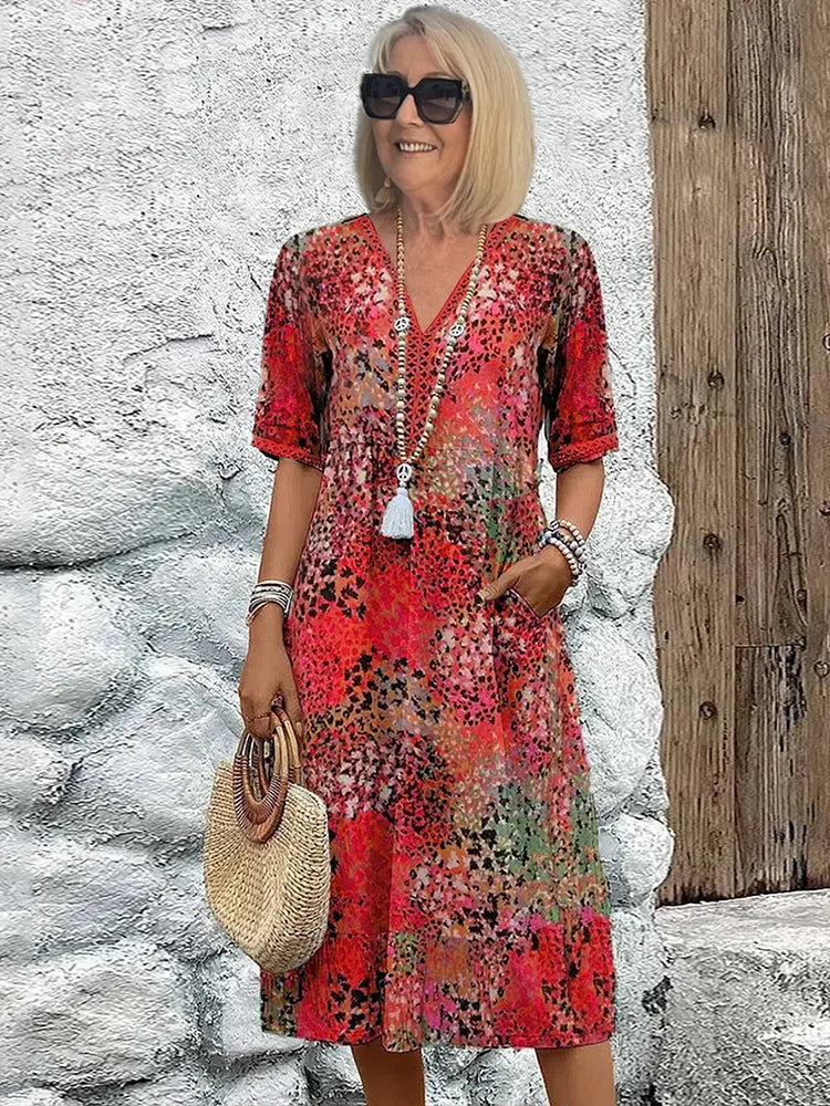 Sorcha | Vibrant Midi Dress