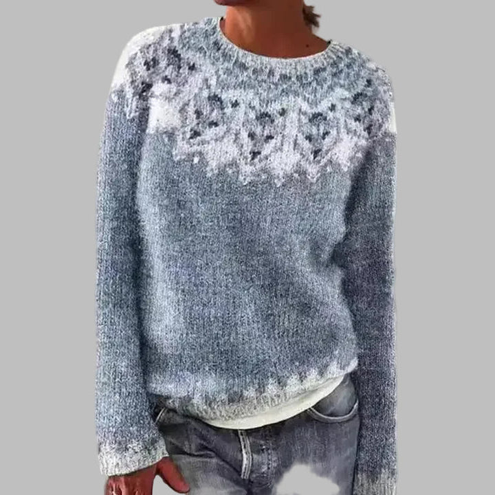 Valerie – Nordic Fair Isle Knit Sweater