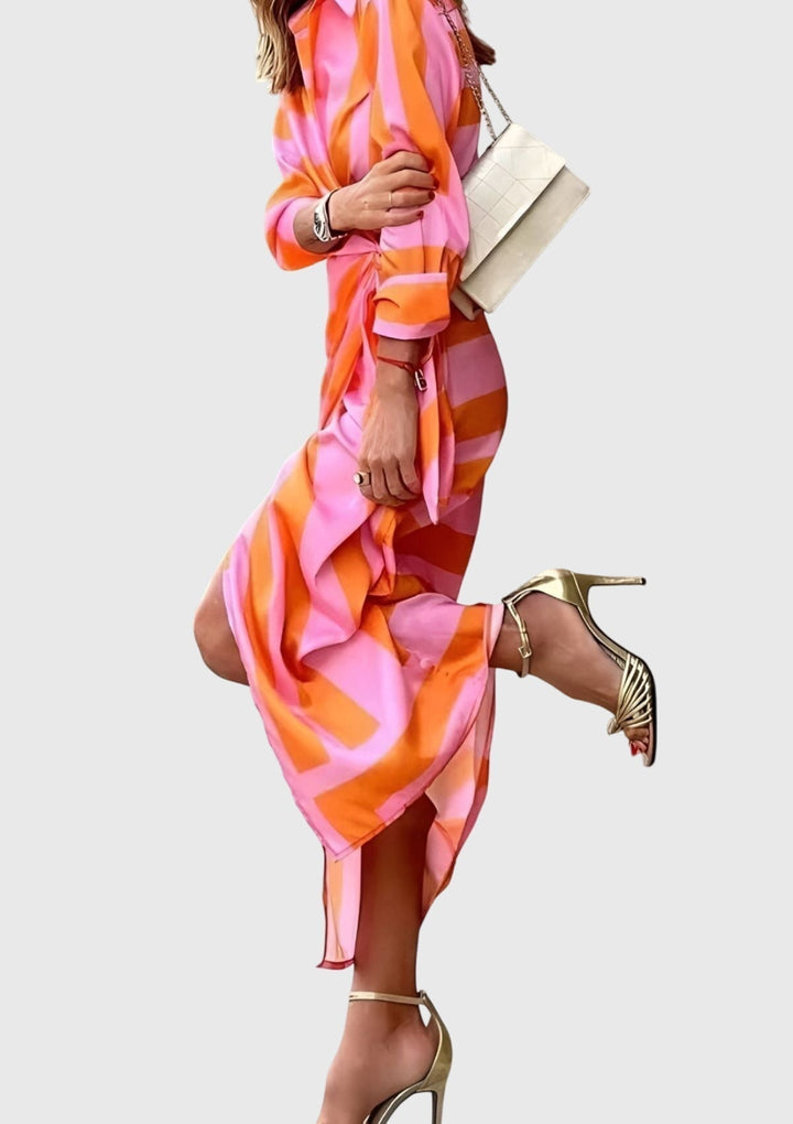 Magnolia | Elegant Wrap Dress with Print