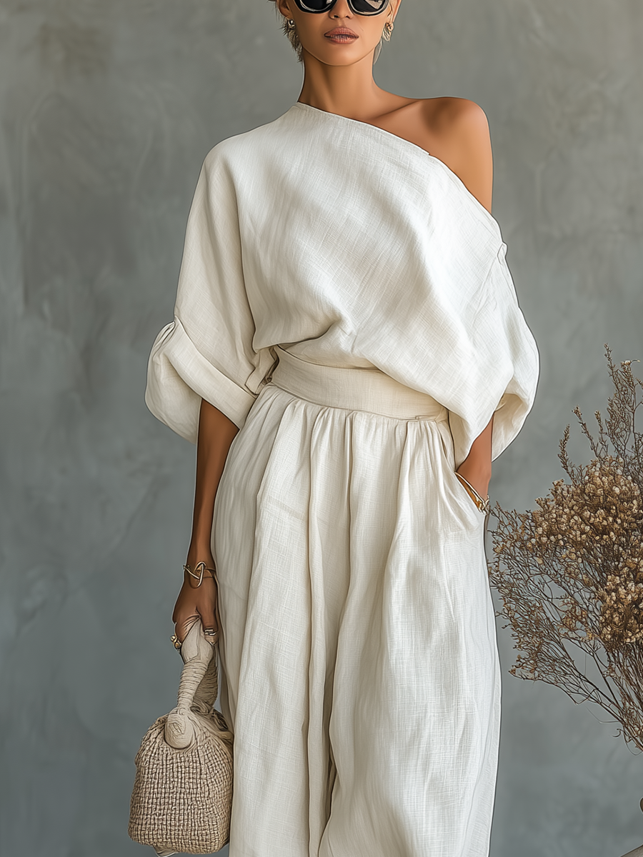 Lily | Off-Shoulder Two-Piece Set