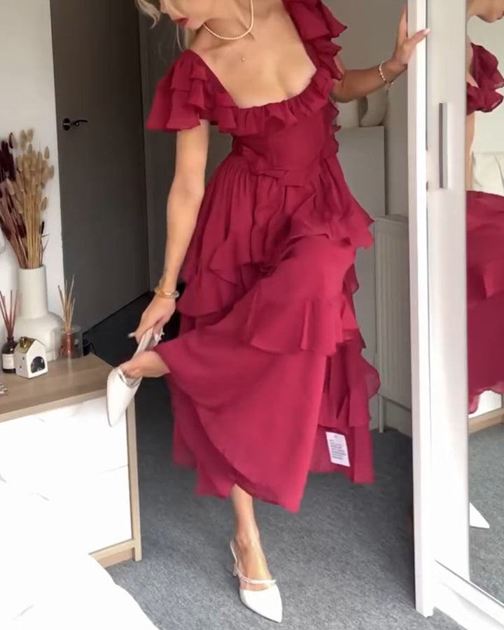 Kyndall | Ruffle Dress