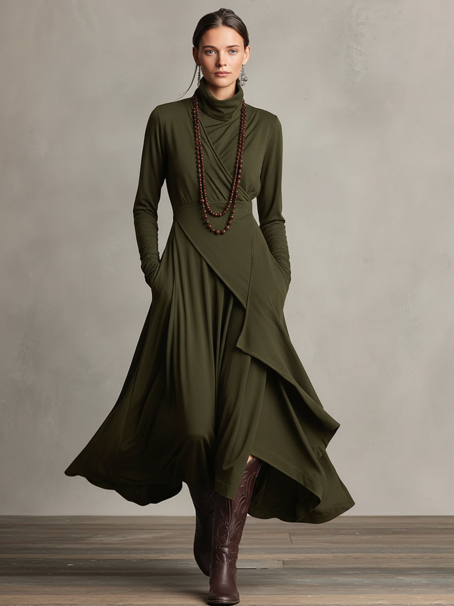 Dakota | Elegant Draped Dress