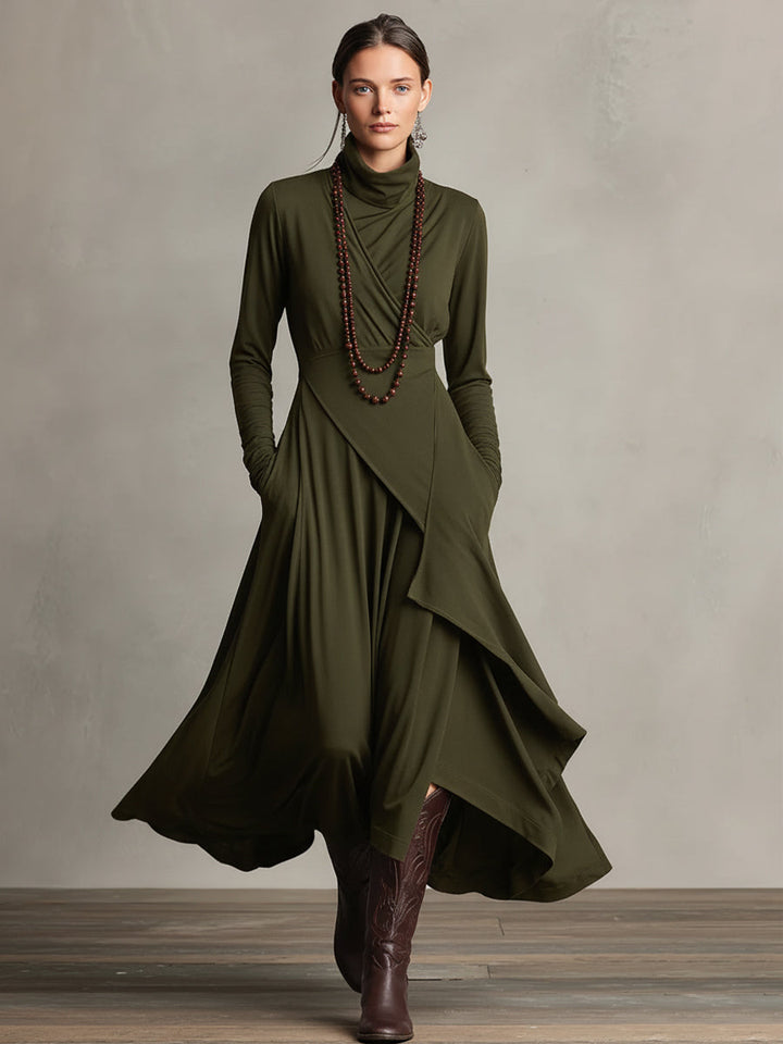 Dakota | Elegant Draped Dress