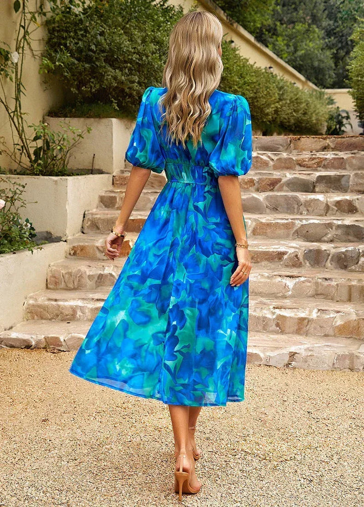 Navya | V-Neck Elegance Dress