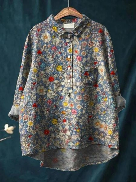 Margery | Floral Blouse