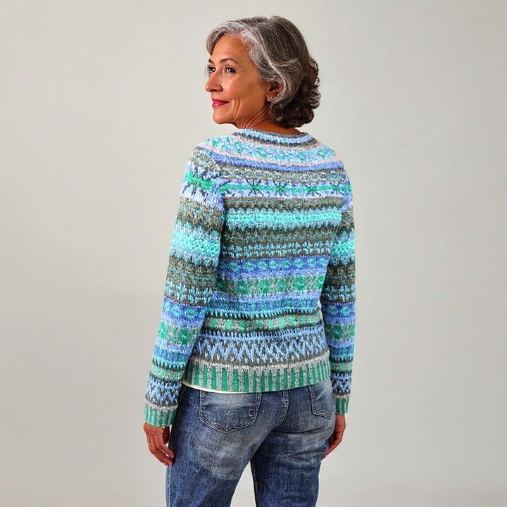 Betty – Striped Knit Sweater