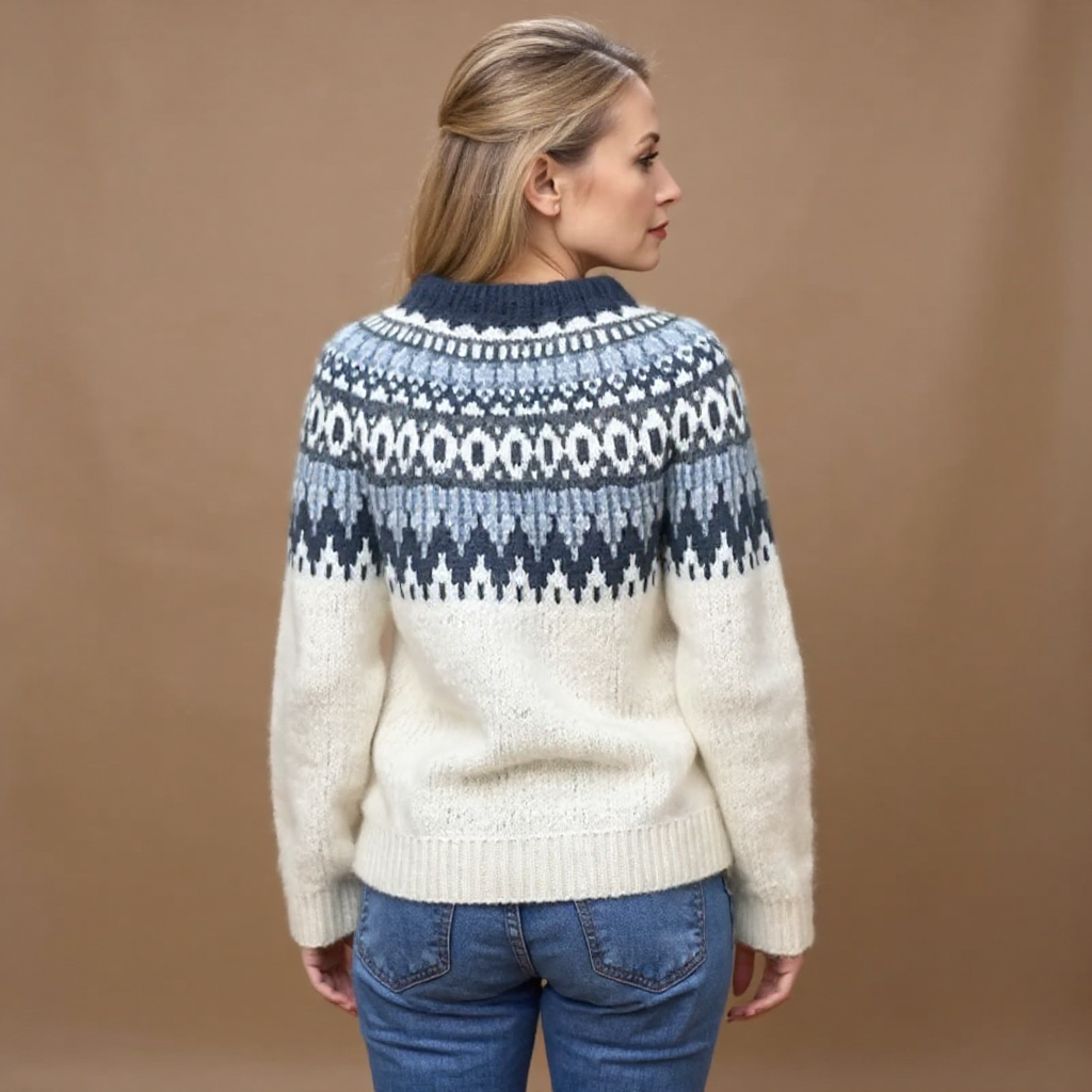 Earlene – Fair Isle Knit Sweater