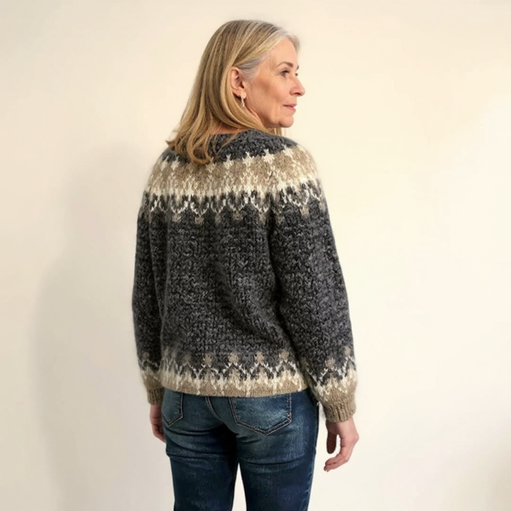Lucille – Nordic Fair Isle Knit Sweater
