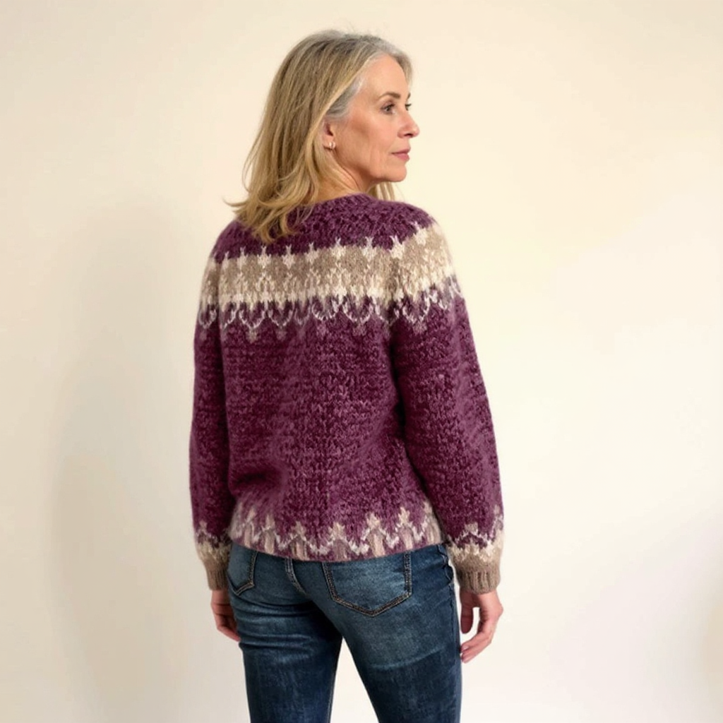 Lucille – Nordic Fair Isle Knit Sweater