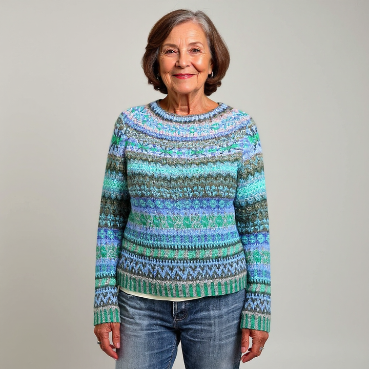 Betty – Striped Knit Sweater