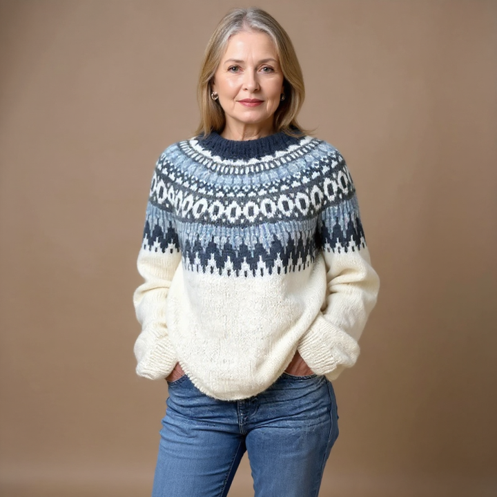 Earlene – Fair Isle Knit Sweater