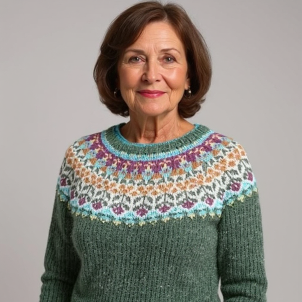 Doris – Fair Isle Knit Sweater