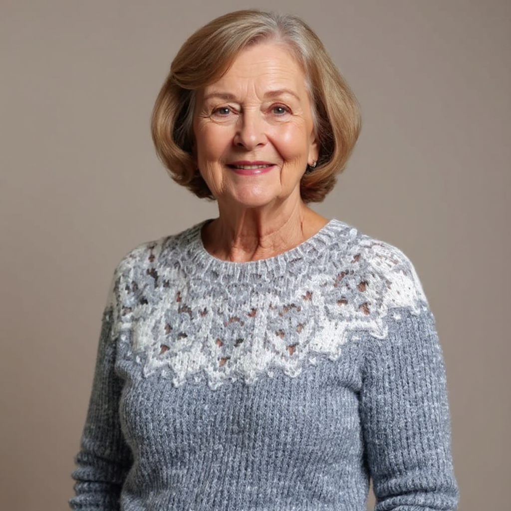 Valerie – Nordic Fair Isle Knit Sweater