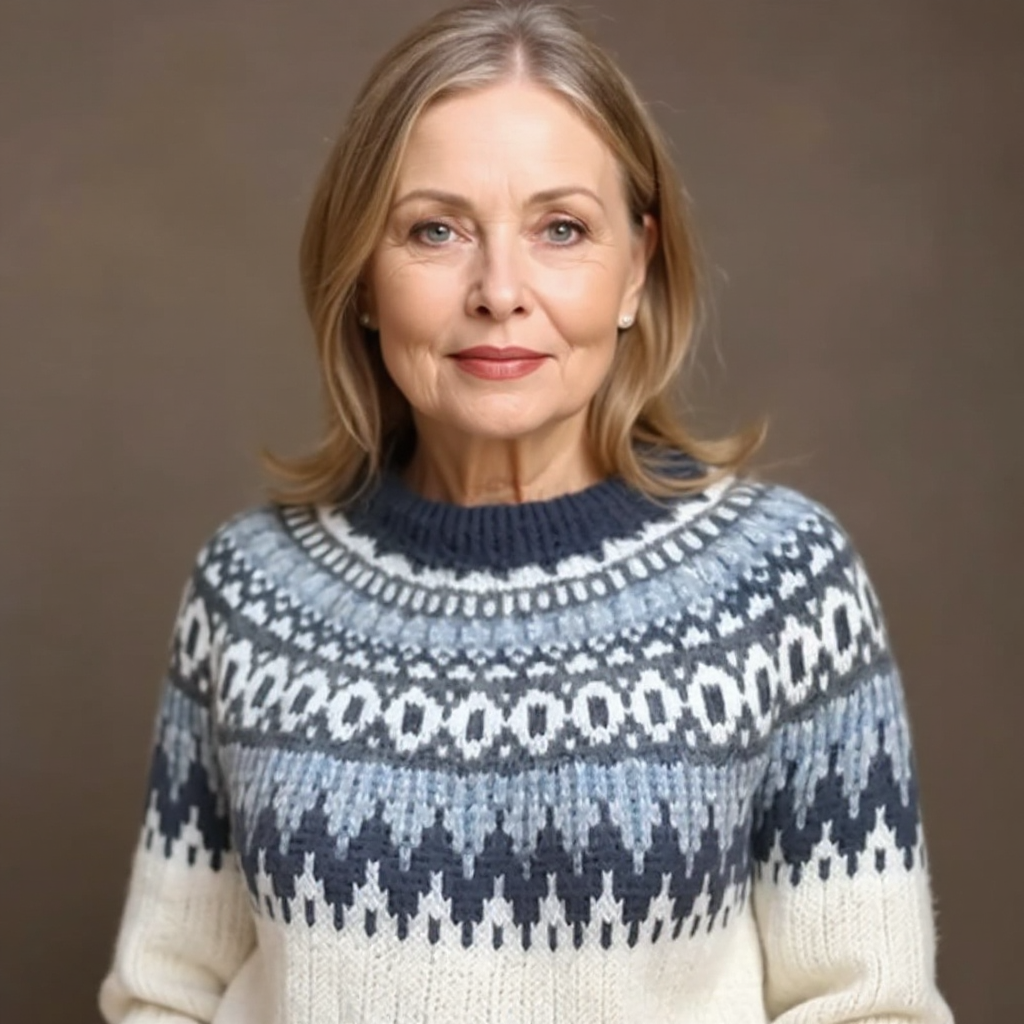 Earlene – Fair Isle Knit Sweater