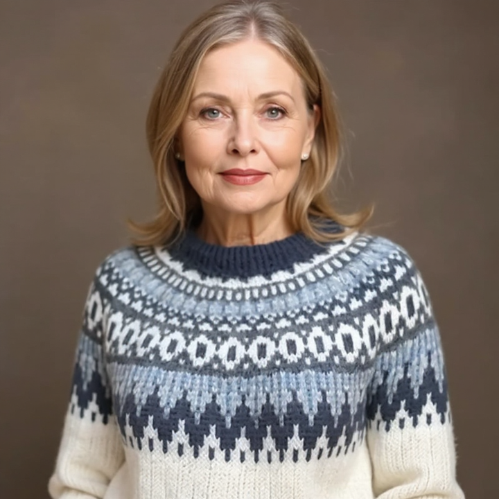 Earlene – Fair Isle Knit Sweater