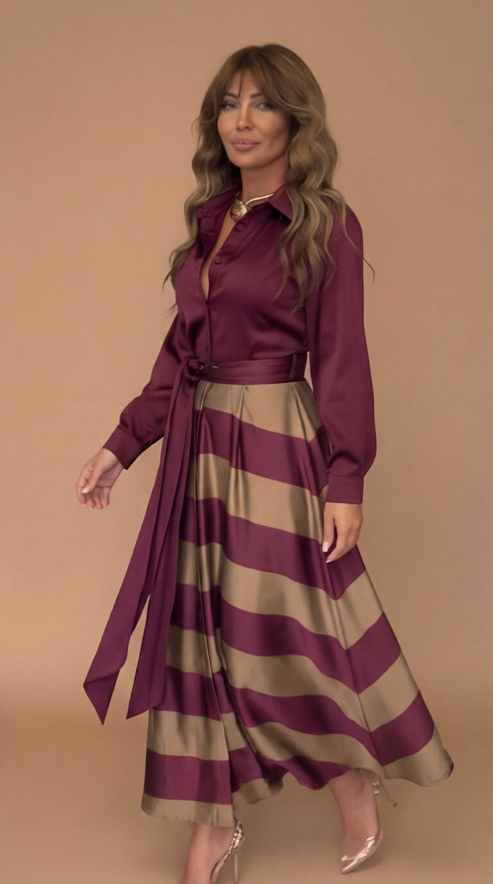 Seraphina | Striped Maxi Dress