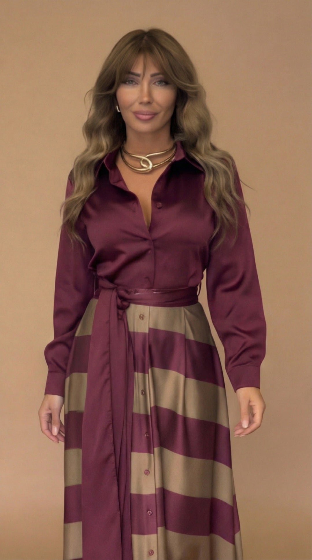 Seraphina | Striped Maxi Dress