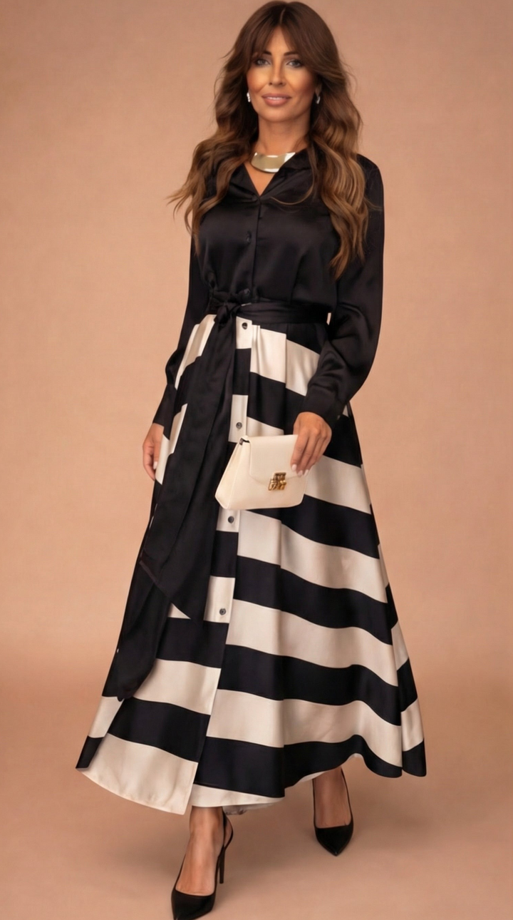 Seraphina | Striped Maxi Dress