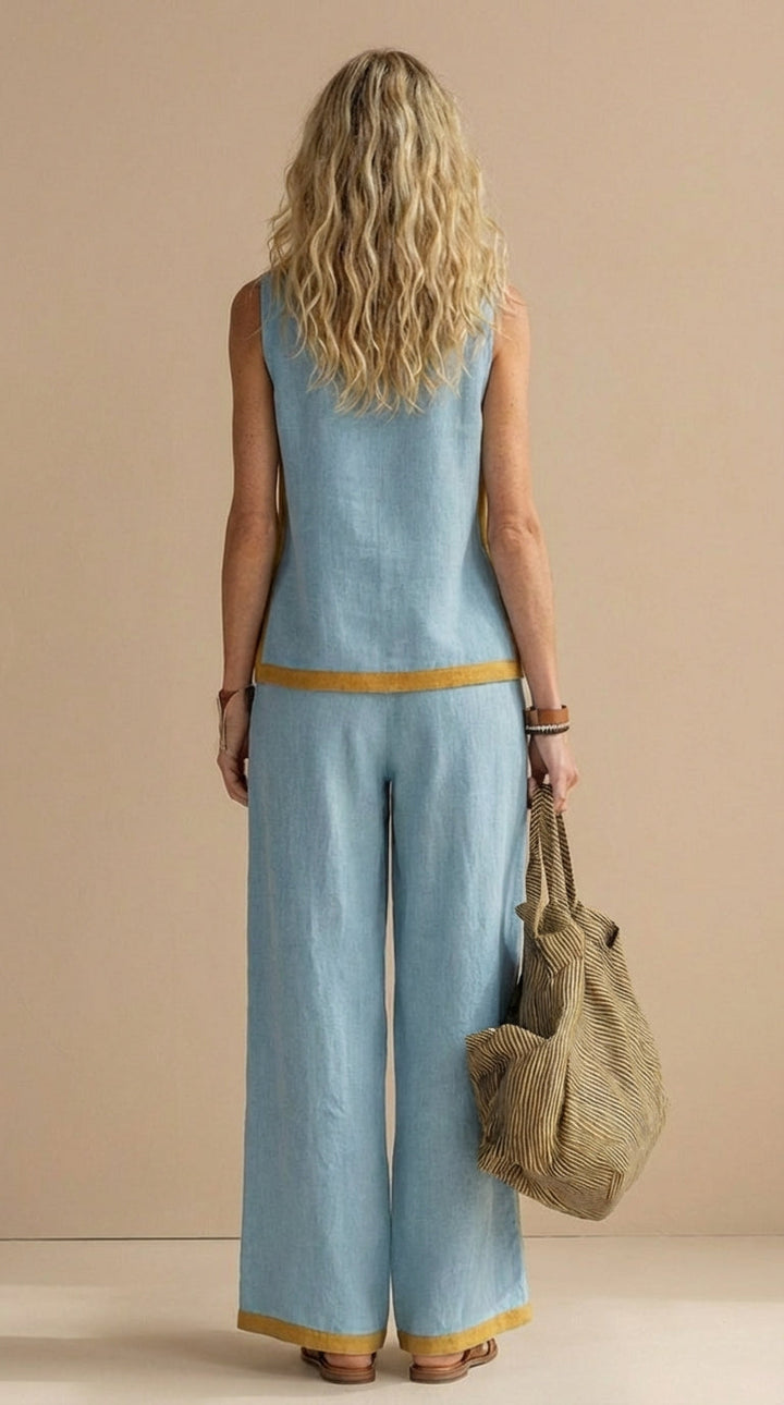 Judy | Linen and Cotton Breezy Two-Piece Set