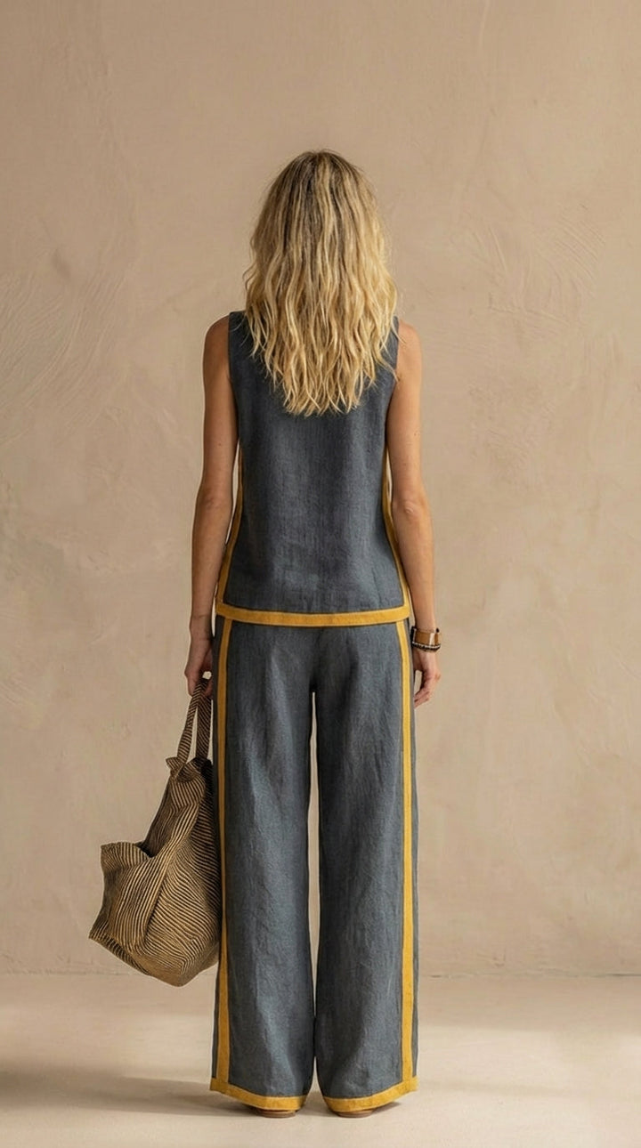 Judy | Linen and Cotton Breezy Two-Piece Set
