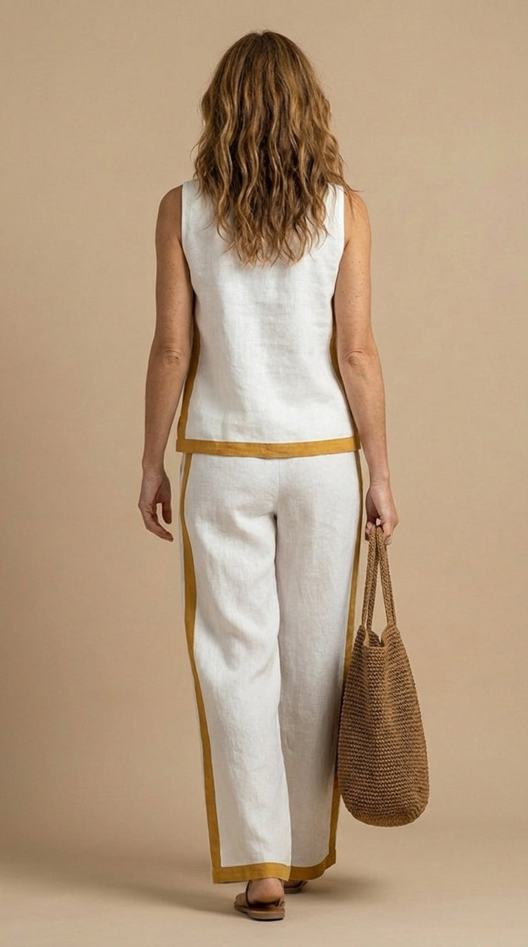 Judy | Linen and Cotton Breezy Two-Piece Set