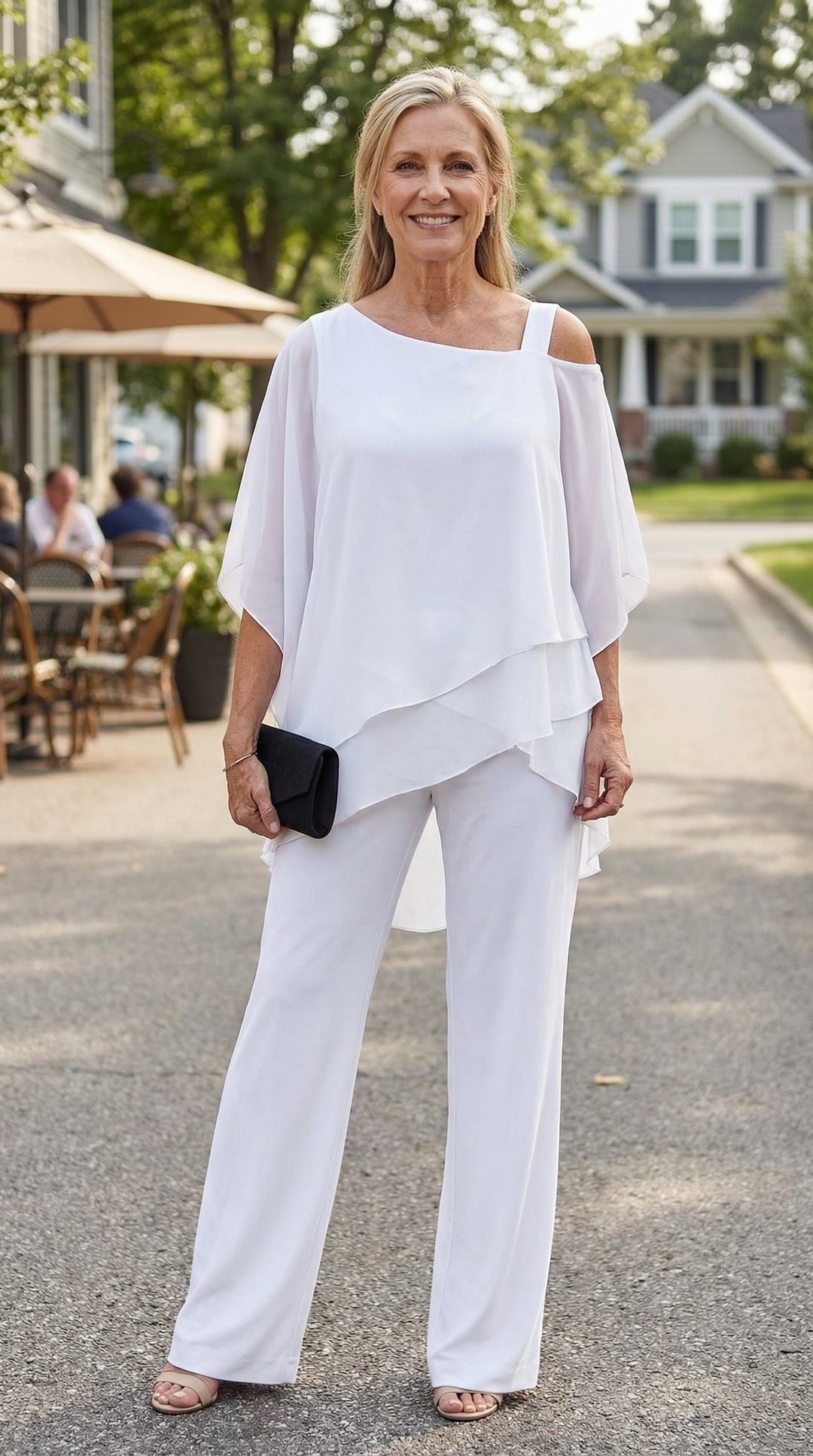 Melody | Soft Drape Two-Piece Set – Effortless Polish, All-Day Comfort