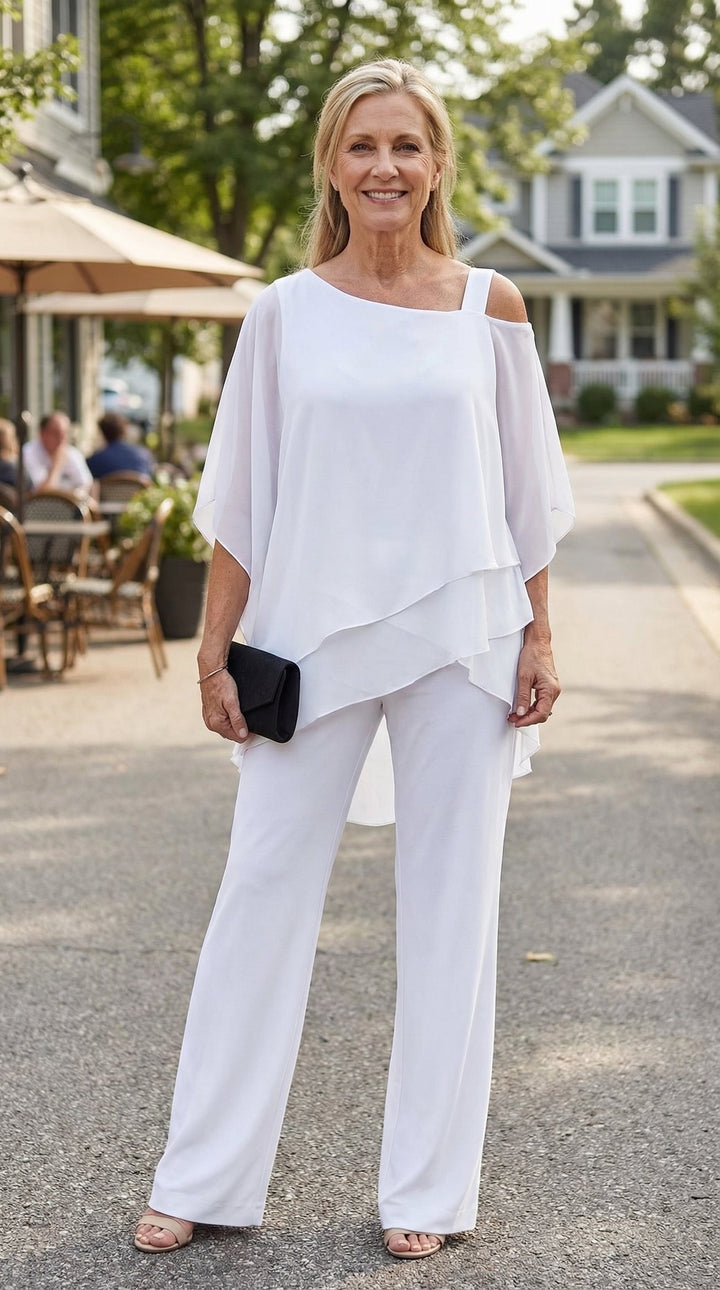 Melody | Soft Drape Two-Piece Set – Effortless Polish, All-Day Comfort