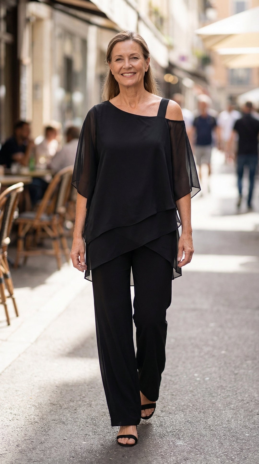 Melody | Soft Drape Two-Piece Set – Effortless Polish, All-Day Comfort