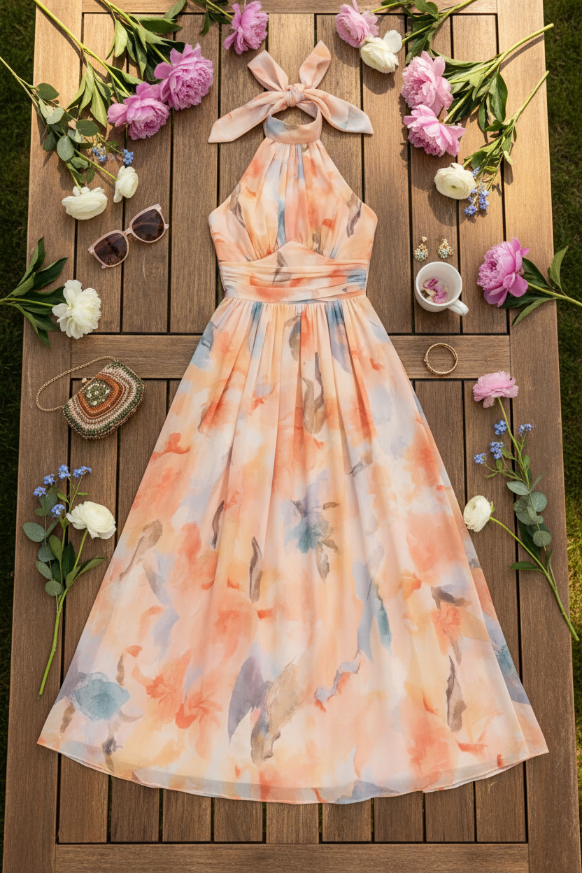 Sorcha | Halter Neck Dress