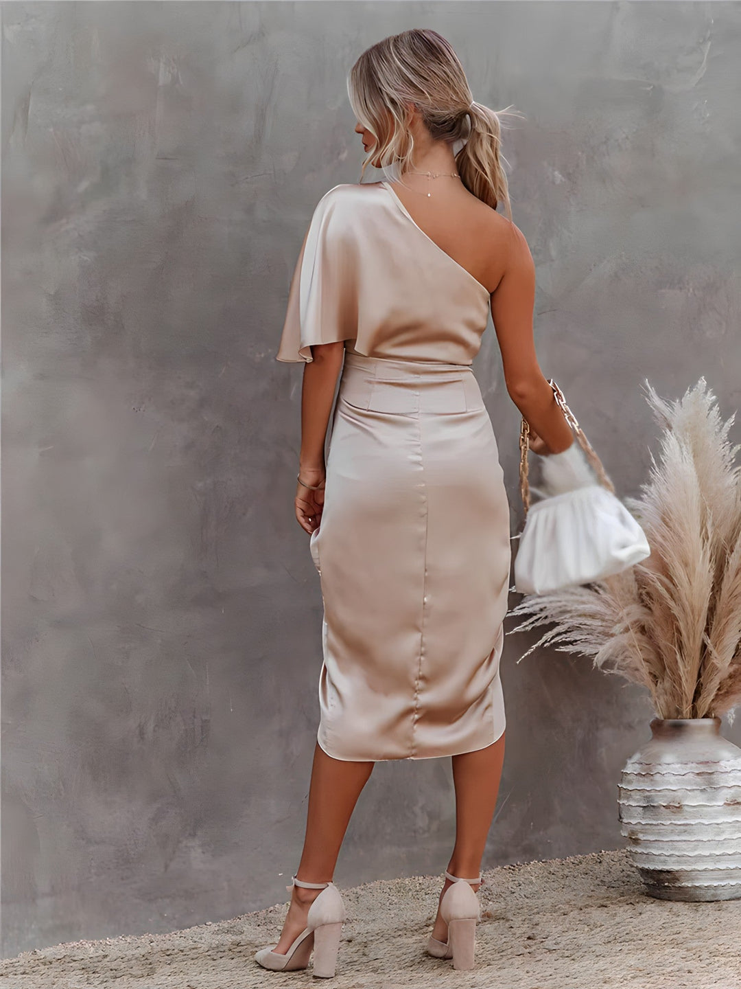 Ally | Elegant Silk Party Dress