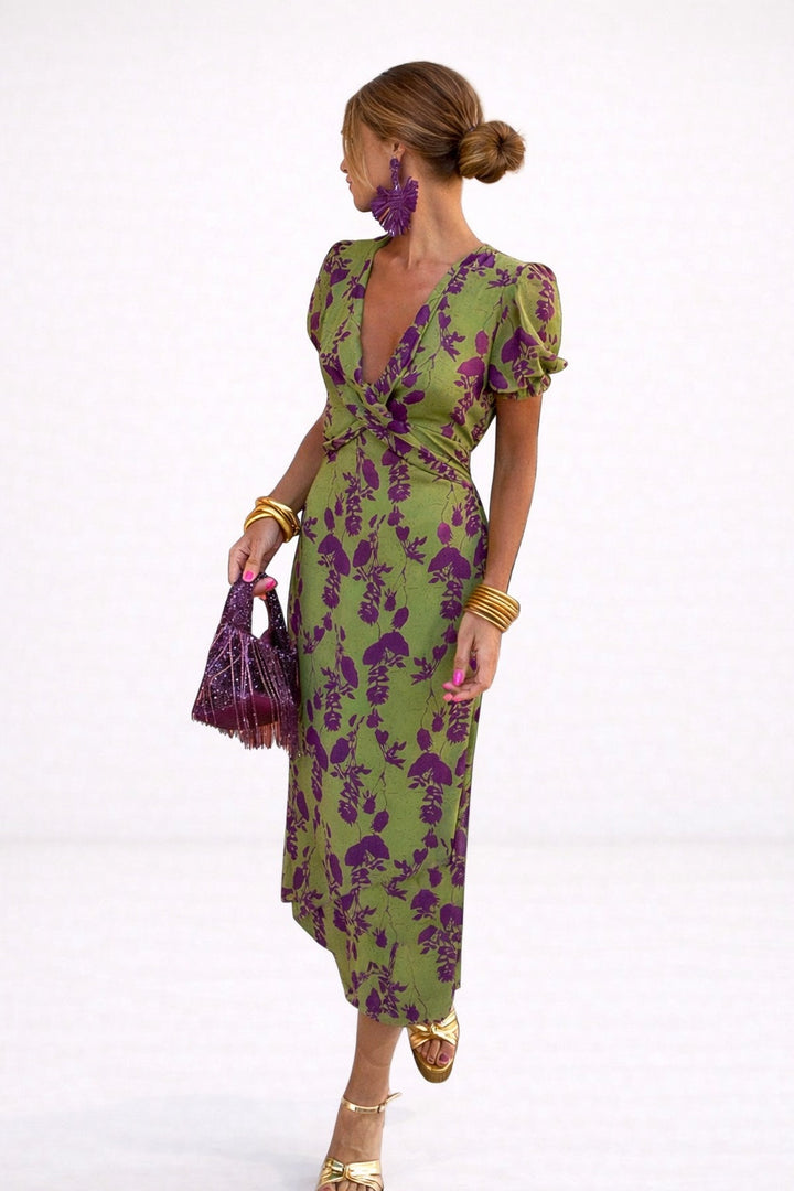 Nola | Colorful Summer Print Dress