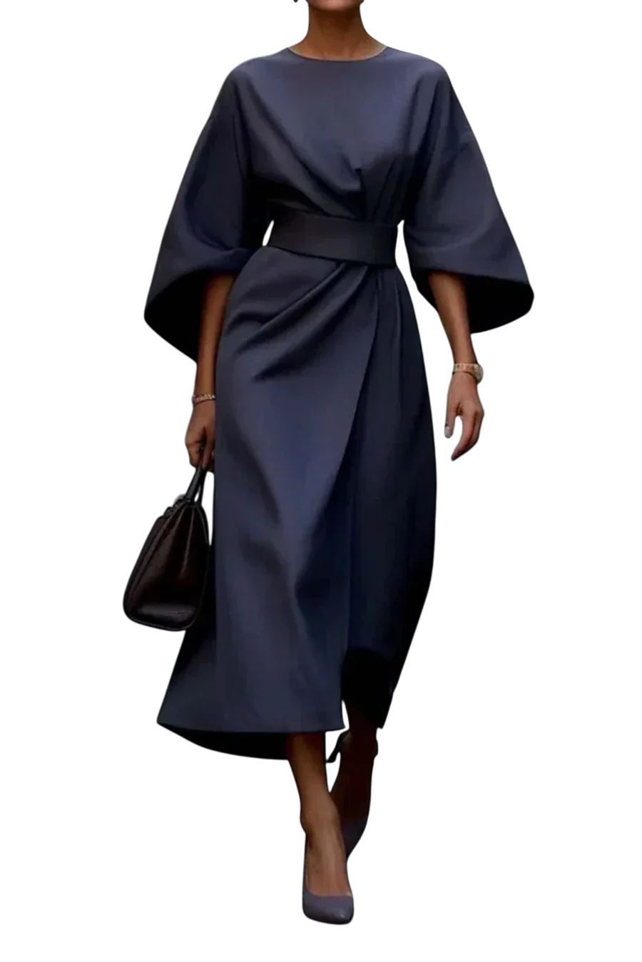 Carla | Elegant Lantern Sleeve Dress