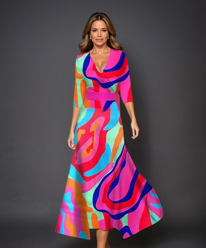 Ondina | Chic Dress with Floral Print